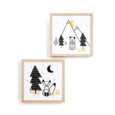 Lot de 2 cadres Nature