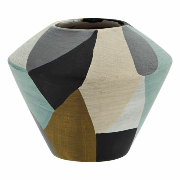 Vase En Terracotta Bleu