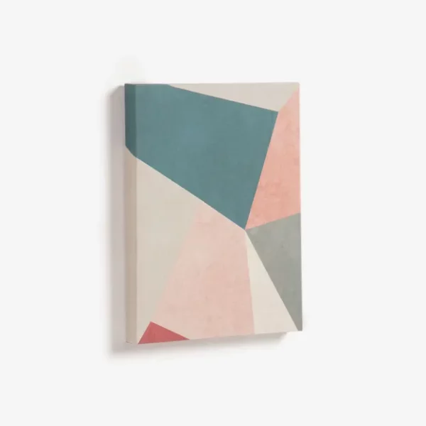 Toile triangle gris