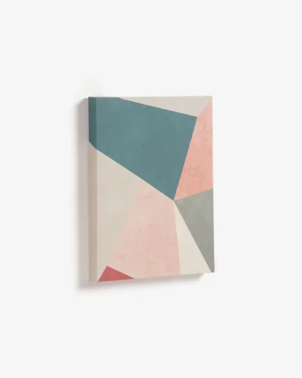 Toile triangle gris