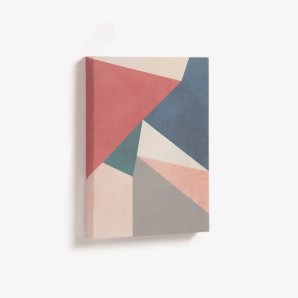 Toile triangle rouge