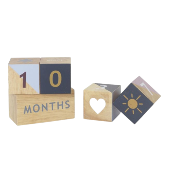 Milestone enfant en bois