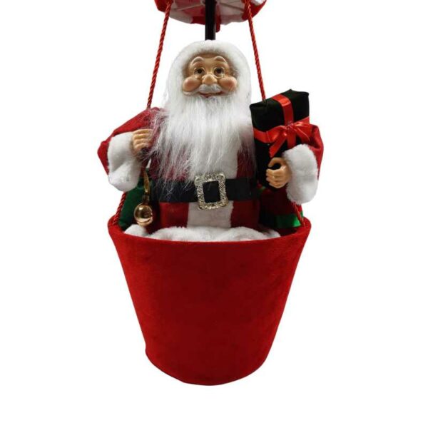 Père Noël en montgolfière 105 cm – Image 5