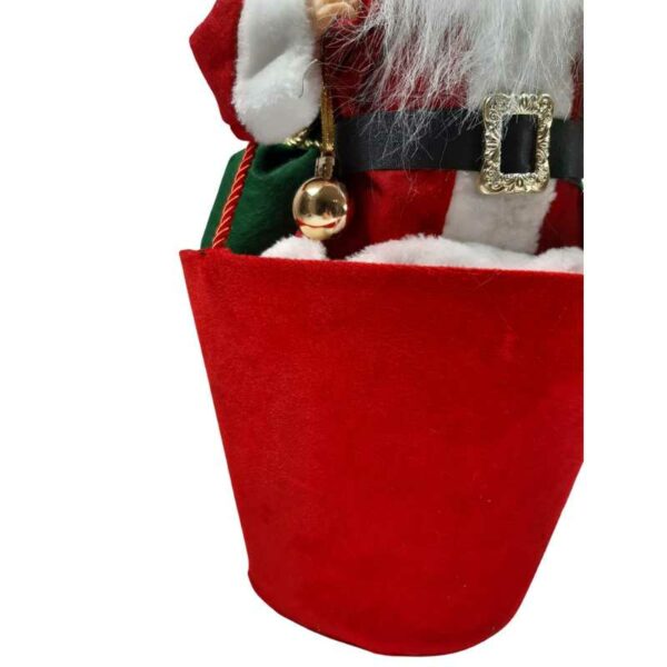 Père Noël en montgolfière 105 cm – Image 3