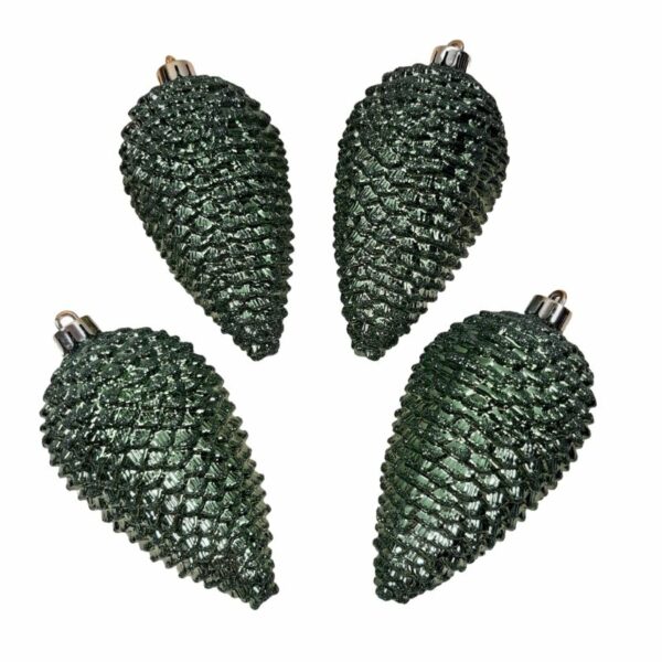 Lot de 4 pommes de pin