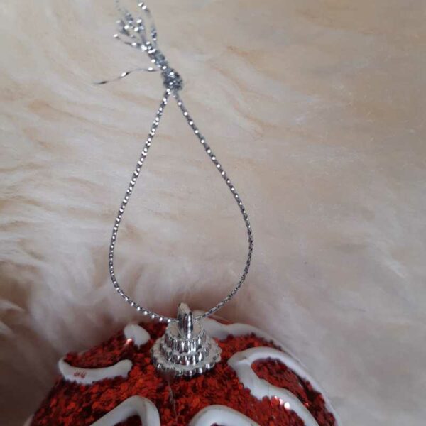 Set de 2 boules rouge et blanc – Image 4