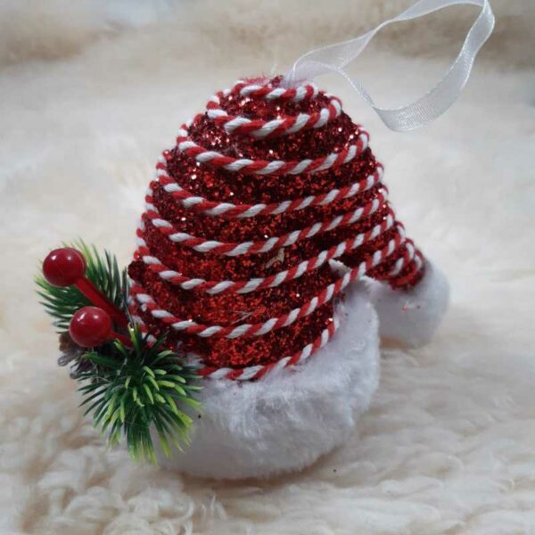 Chapeau de Père Noël 10 cm – Image 2