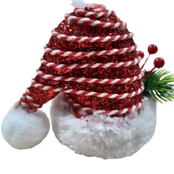 Chapeau de Père Noël 10 cm