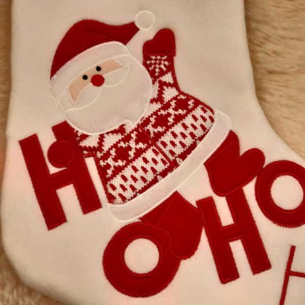 Chaussette de Noël Hoho – Image 2