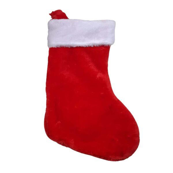 Chaussette de Noël rouge