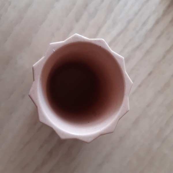 Vase multi facettes - saumon – Image 5